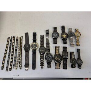 Mens Watch Of 12 & 5 Bracelets Austin Jauger, Kenneth Cole & More